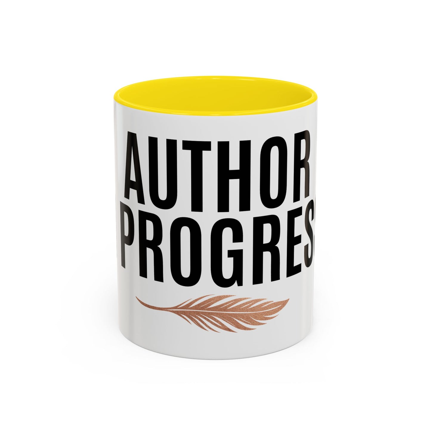 Author Progress Coffee Mug - Motivational 11 & 15oz Accent Mug for Writers