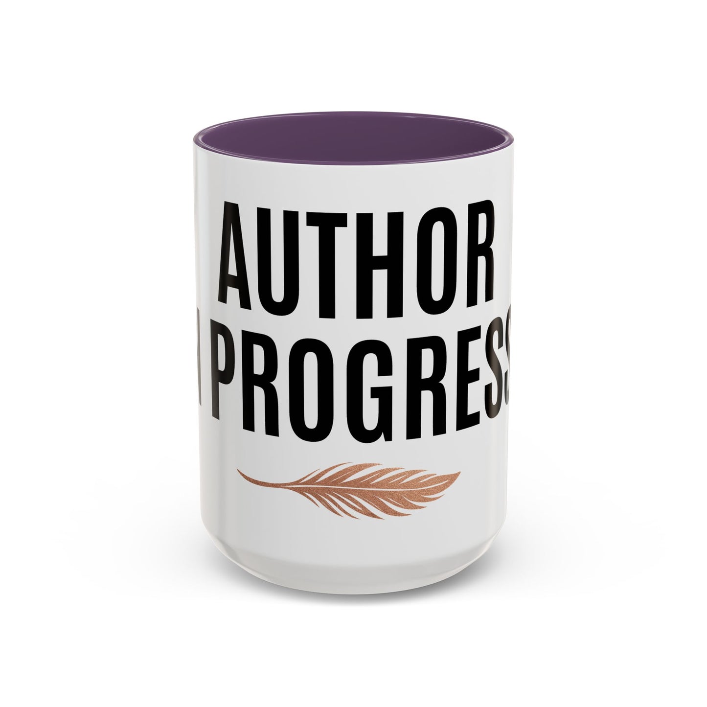 Author Progress Coffee Mug - Motivational 11 & 15oz Accent Mug for Writers