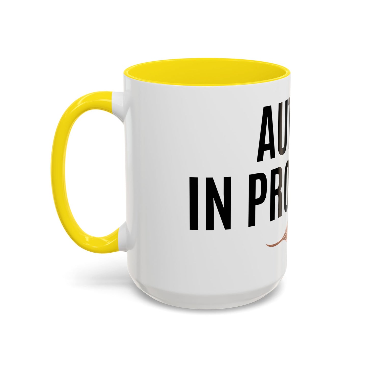 Author Progress Coffee Mug - Motivational 11 & 15oz Accent Mug for Writers