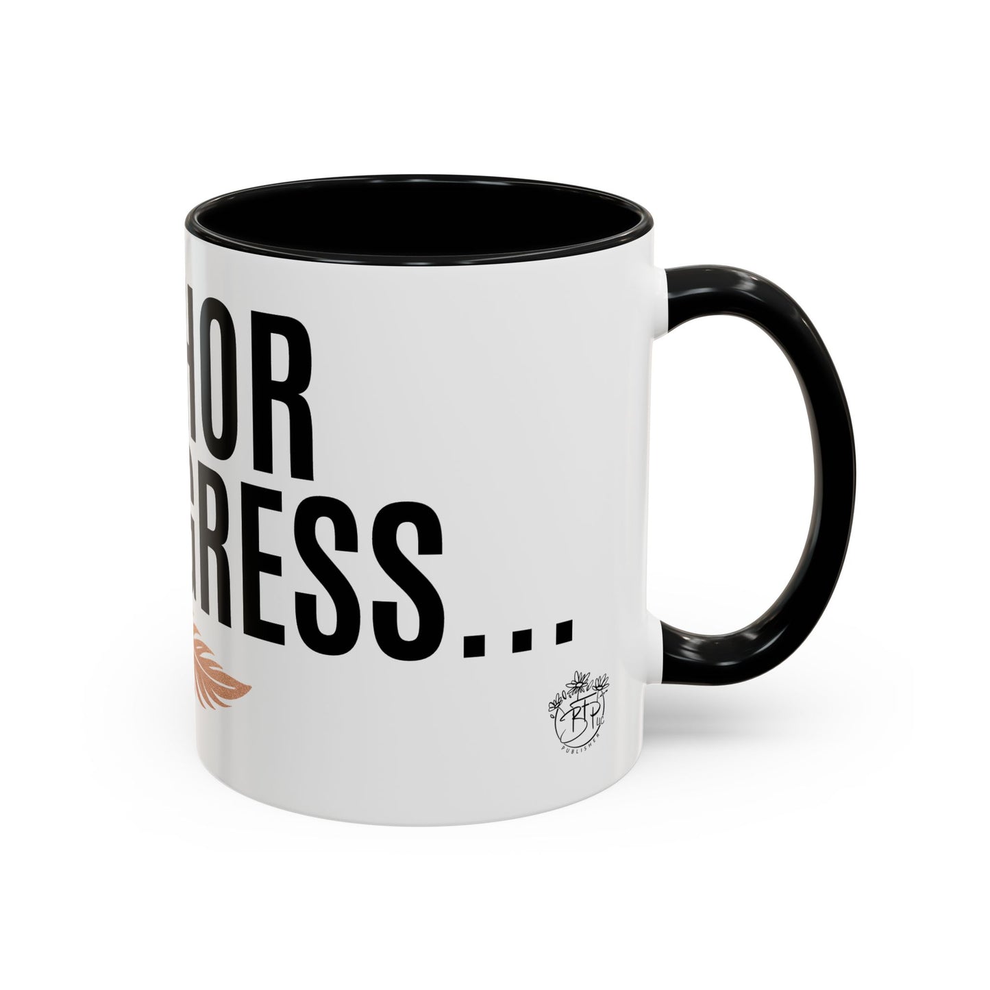 Author Progress Coffee Mug - Motivational 11 & 15oz Accent Mug for Writers