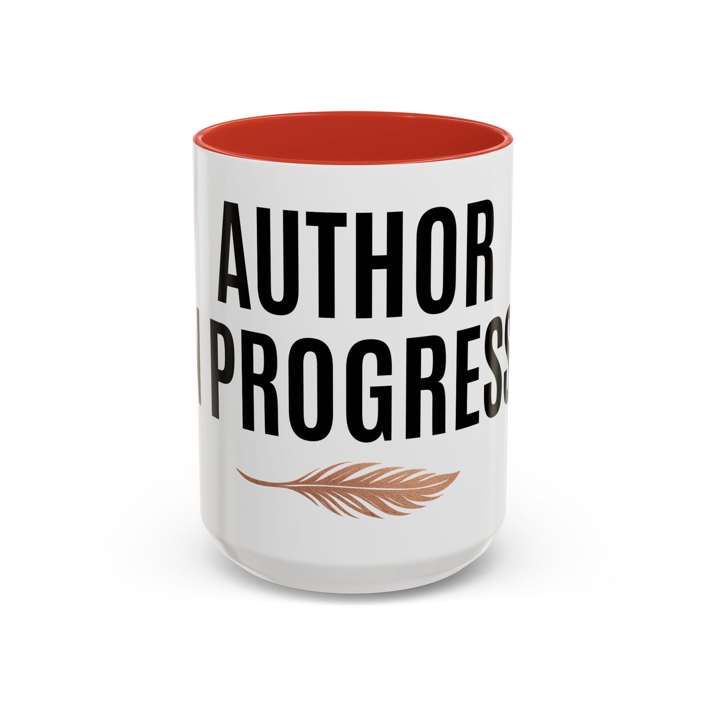 Author Progress Coffee Mug - Motivational 11 & 15oz Accent Mug for Writers