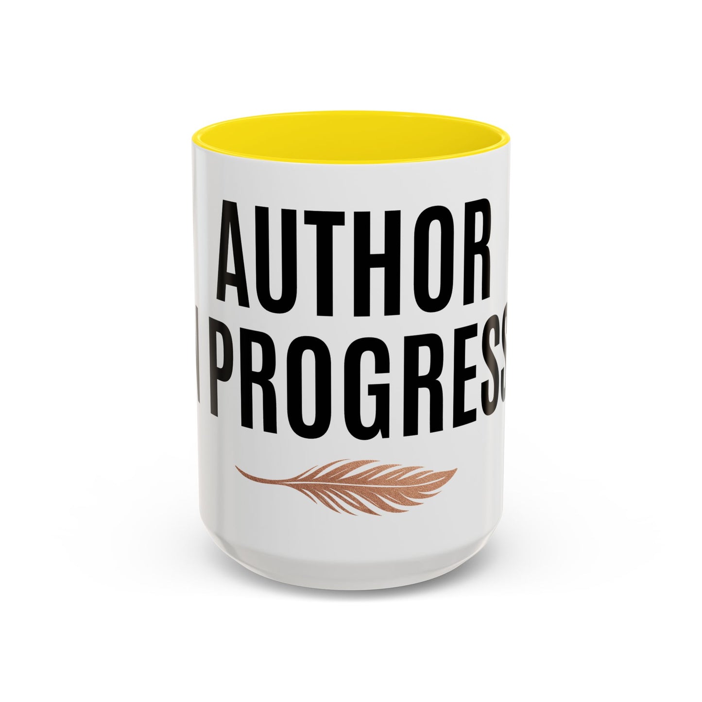 Author Progress Coffee Mug - Motivational 11 & 15oz Accent Mug for Writers