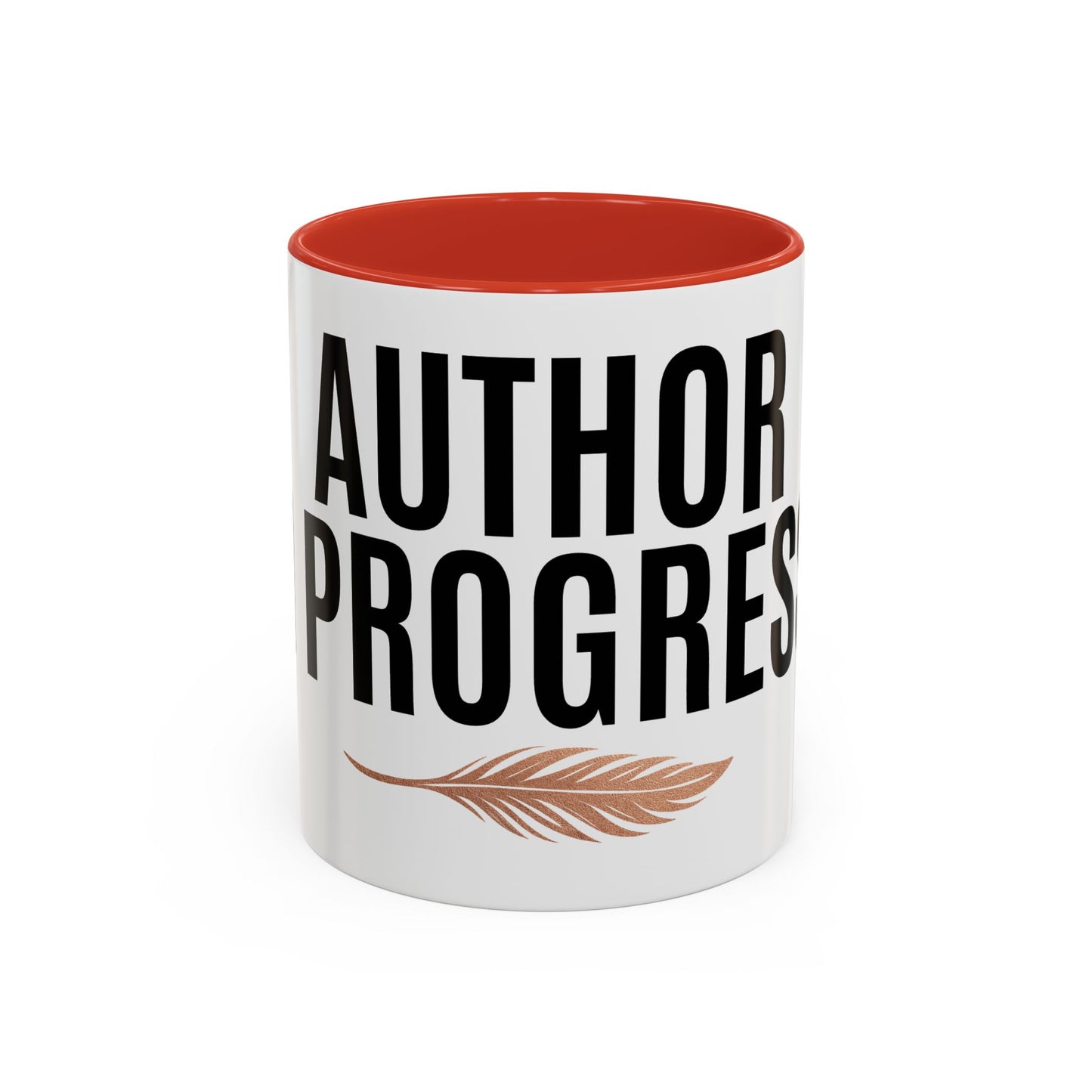 Author Progress Coffee Mug - Motivational 11 & 15oz Accent Mug for Writers